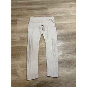 Lunya Restore Pocket Legging Pants Moonstone Light Gray Sz S made in USA‎